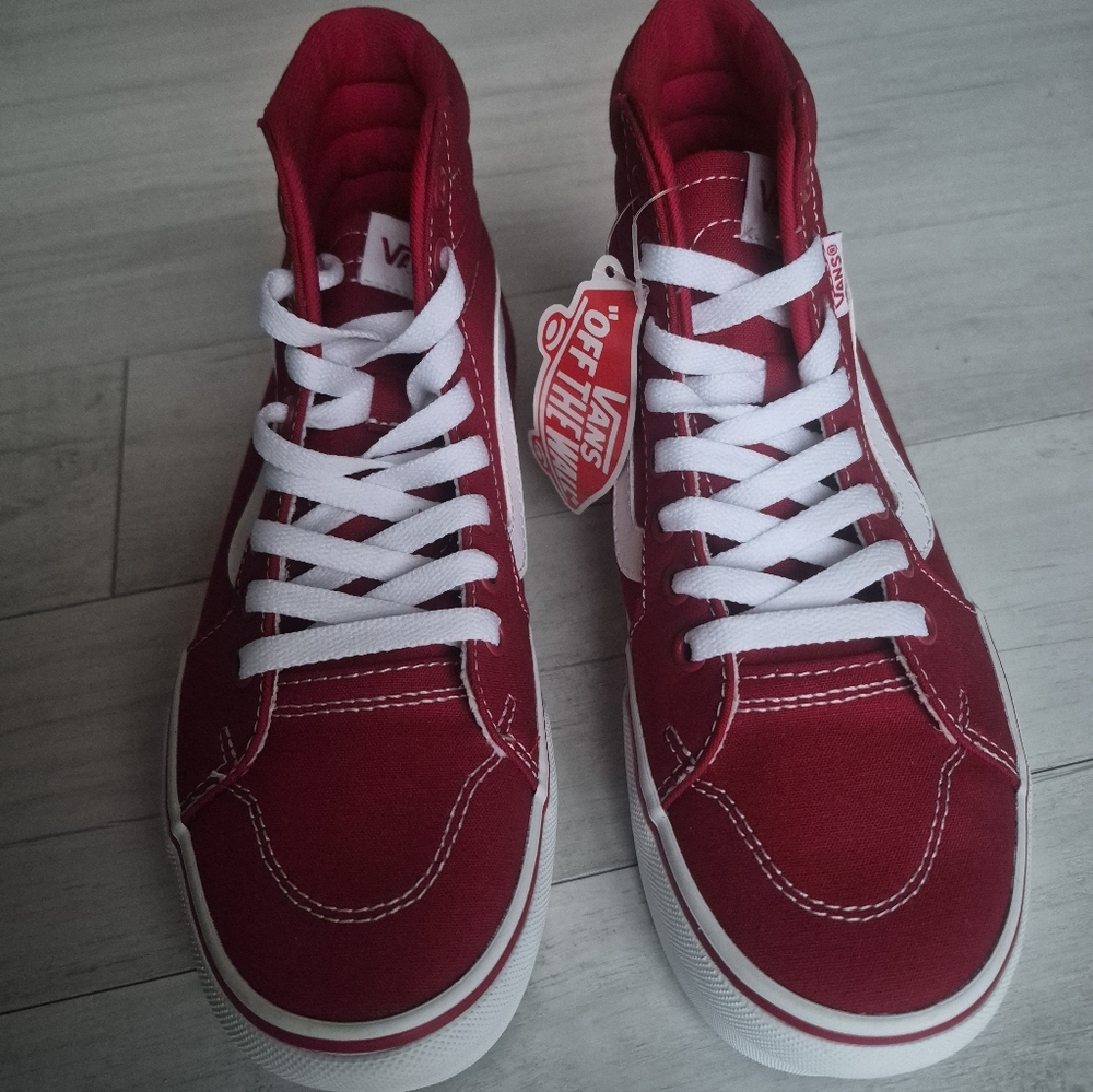 VANS NEW Sk8-Hi Tapered Platform Shoes - Picture 8 of 11